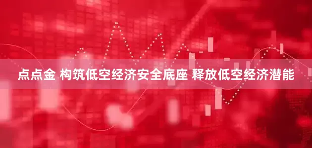 点点金 构筑低空经济安全底座 释放低空经济潜能
